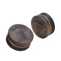 Handamde Wood 2 parts 60mm herb grinder weed grinder rosewood&Aluminum herb crusher custom logo smoking accessories